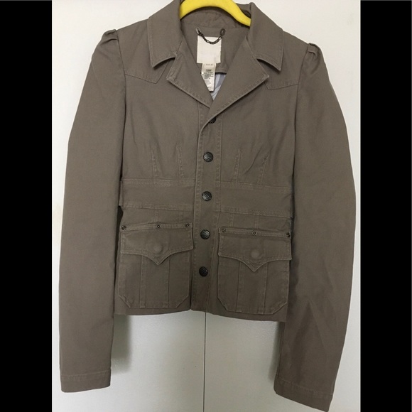 DIESEL Denim FIELD SAFARI Motorcycle Jacket size XS ๐ฅ Cotton - Picture 1 of 13